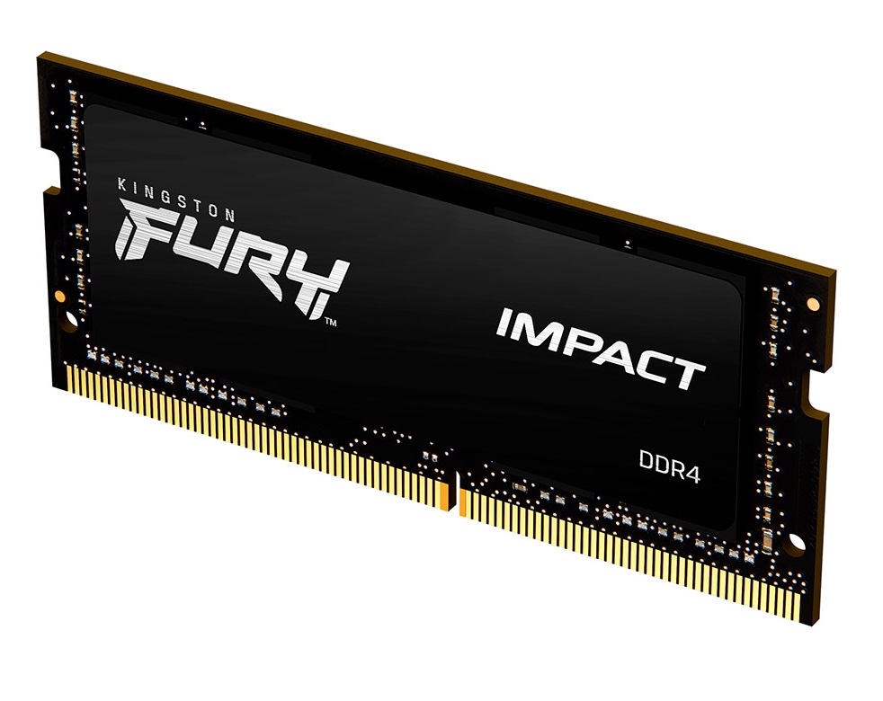Memria RAM SO-DIMM Kingston Fury Impact 16GB (1x16GB) DDR4-3200MHz CL20 1